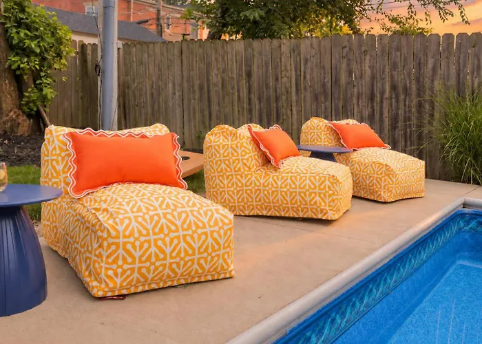 The 614 Club Pool Hot Tub Fire Pit Games *